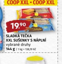 SLADKÁ TEČKA XXL SUŠENKY S NÁPLNÍ