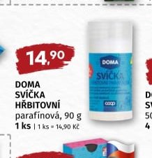DOMA SVÍČKA HŘBITOVNÍ