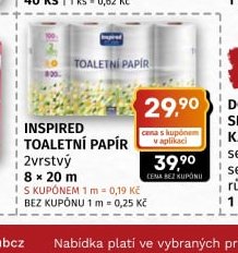 INSPIRED TOALETNÍ PAPÍR