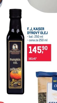 F. J. KAISER Dýňový olej