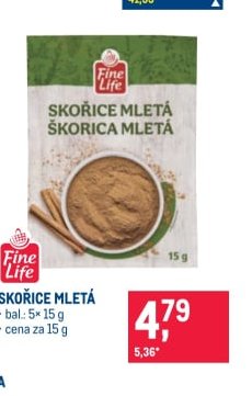 Fine Life Skořice mletá