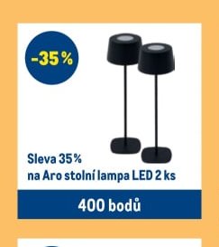 Aro stolní lampa LED 2 ks