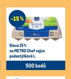 METRO Chef vejce podestýlková L