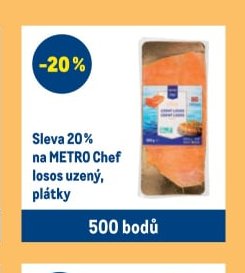 METRO Chef losos uzený, plátky