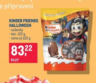 Kinder Friends Halloween sušenky