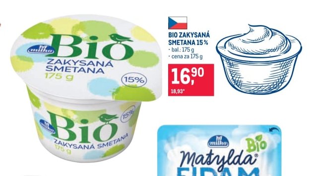 BIO ZAKYSANÁ SMETANA
