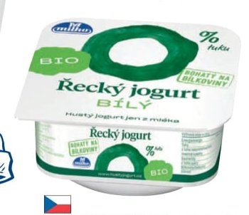 BIO ŘECKÝ JOGURT BÍLÝ 0 %