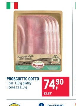 PROSCIUTTO COTTO