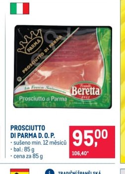 PROSCIUTTO DI PARMA D.O.P.