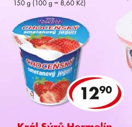 Choceňský smetanový jogurt