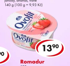Ovofit tvarohový dezert