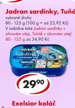 Jadran sardinky, Tuňák