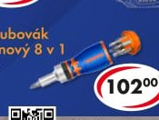 Šroubovák ráčnový 8 v 1
