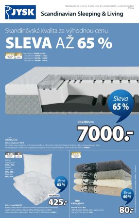 aktuální leták Jysk 12.10.2026-25.10.2026
