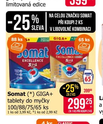 Somat GIGA+ tablety do myčky
