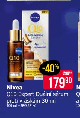 Nivea Q10 Expert Duální sérum proti vráskám 30 ml