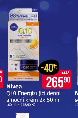 Nivea Q10 Energizující denní a noční krém 2x 50 ml