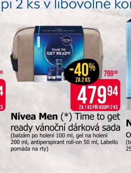 Nivea Men (*) Time to get ready vánoční dárková sada