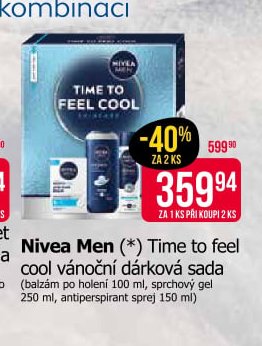 Nivea Men (*) Time to feel cool vánoční dárková sada