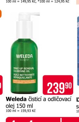 Weleda čisticí a odličovací olej 150 ml
