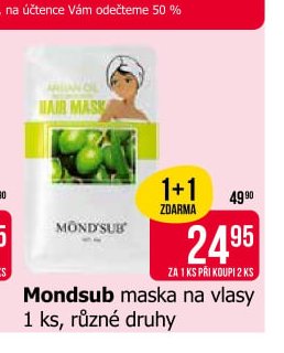 Mondsub maska na vlasy 1 ks