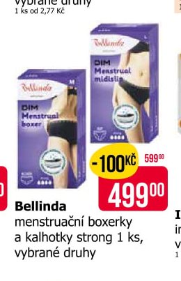 Bellinda menstruační boxerky a kalhotky strong 1 ks, vybrané druhy