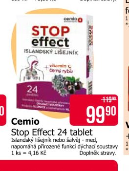 Cemio Stop Effect 24 tablet