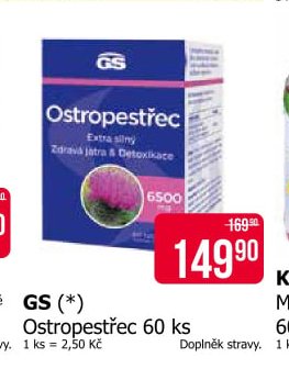 GS (*) Ostropestřec 60 ks
