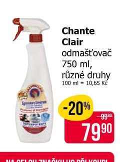 Chante Clair odmašťovač 750 ml