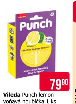 Vileda Punch lemon voňavá houbička 1 ks