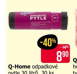 Q-Home odpadkové pytle 30 litrů, 30 ks