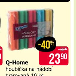 Q-Home houbička na nádobí tvarovaná 10 ks