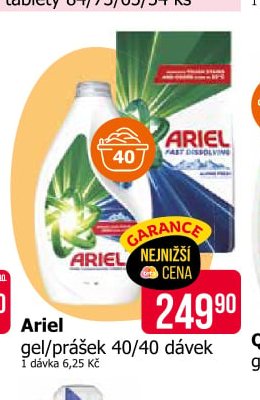 Ariel gel/prášek