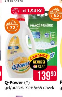 Q-Power gel/prášek
